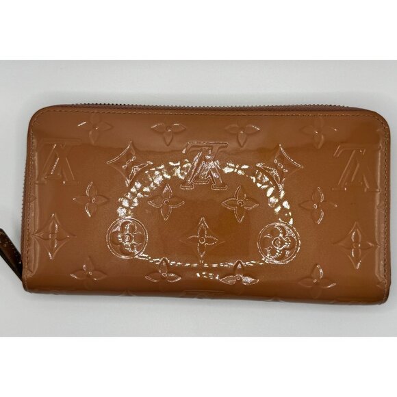 Louis Vuitton Vernis‎ Zippy Wallet Brown Monogrammed with DustBag/Box/COA - Picture 4 of 16